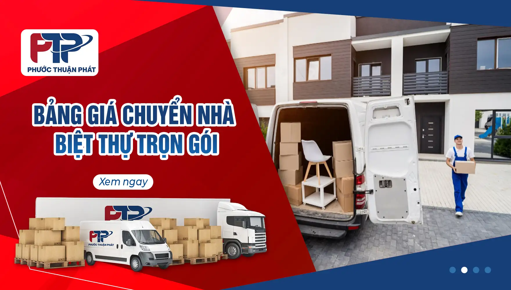 BẢNG GIÁ CHUYỂN NHÀ BIỆT THỰ TRỌN GÓI